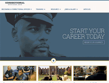 Tablet Screenshot of correctionalofficer.org